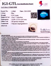 9.25/CT Natural Turquoise Gemstone